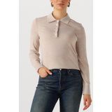 Selected - Thea - Lange Mouw Poloshirt - Gebreide Trui - Regular Fit