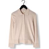 Selected - Thea - Lange Mouw Poloshirt - Gebreide Trui - Regular Fit