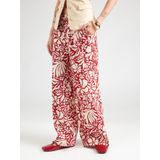 ONLY - ONLKALEEN - Casual Broek - Rood - Wide Leg - Hoge Taille