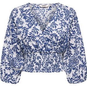 Only - Onlchanee Smock Top - Wit - 100% Katoen