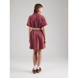 Blousejurk - Geweven - Resort Kraag - Korte Mouwen - Inclusief Riem