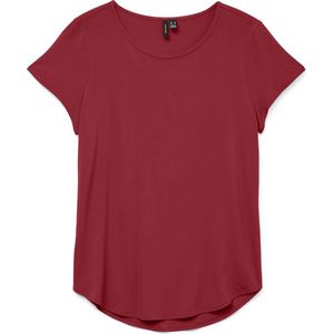 Vero Moda - VMBELLA SS TOP WVN GA NOOS - T-shirt - Karanda Red
