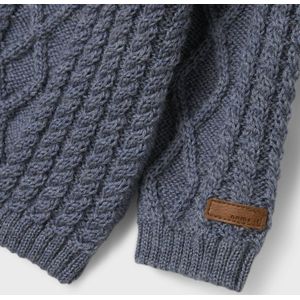 Merinowol - Gebreid Vest - Cardigan - Lange Mouwen - O-hals