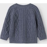 Merinowol - Gebreid Vest - Cardigan - Lange Mouwen - O-hals