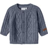 Merinowol - Gebreid Vest - Cardigan - Lange Mouwen - O-hals