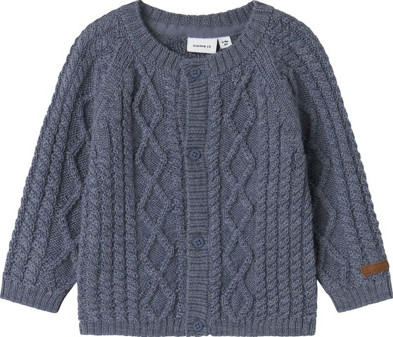 Merinowol - Gebreid Vest - Cardigan - Lange Mouwen - O-hals