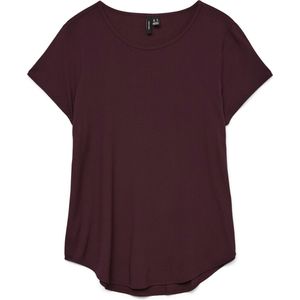 VERO MODA - VMBELLA - T-shirt - Wijnrood