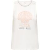 Top - ONLFREE - Jersey - Motiefprint - Ronde Hals - Mouwloos