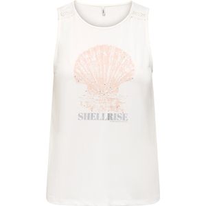 Top - ONLFREE - Jersey - Motiefprint - Ronde Hals - Mouwloos