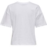 Only - Onlbone S/S Dining To Box JRS - T-shirt - Kleur - Materiaal