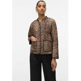 Vmclara - Gequilte Jas - Hoge Hals - Lange Mouwen - Voorzakken - Volledig Gevoerd