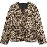 Vmclara - Gequilte Jas - Hoge Hals - Lange Mouwen - Voorzakken - Volledig Gevoerd