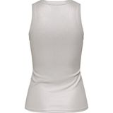 Only - Onlsol Life S/l Glitter Rib Top - Cloud Dancer - 95% Gerecycled Polyester