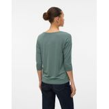 Basic Top - O-hals - 3/4 Mouwen - Regular Fit