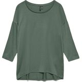 Basic Top - O-hals - 3/4 Mouwen - Regular Fit