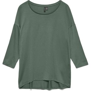 Basic Top - O-hals - 3/4 Mouwen - Regular Fit