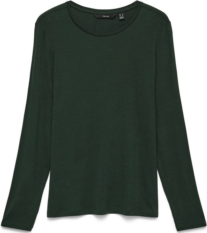 VERO MODA - VMAva - Top - Effen - Lange Mouw - Gerecycled Materiaal