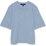 Gebreide Pullover - O-hals - 2/4 Mouwen - Oversized Fit