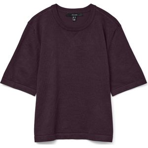 Vero Moda - Silje - Sweater - Donkerpaars - Oversized Fit - Halflange Mouwen