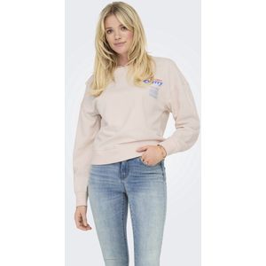 ONLY - Onlphilea L/S Fruit O-hals Sweater - Paars - 1 stuk