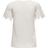 ONLY - ONLEBBA - Shirt - Wit - Kwartmouw - Ronde Hals
