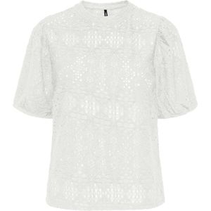 Only - Luz Puff Sleeve Shirt - Off White - Dames - Regular Fit
