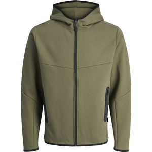 Jack and Jones Junior - Hoodie - Groen - Interlock - Lange Mouwen