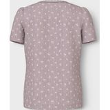 Biologisch Katoen T-shirt - Drop-stitch Design - Slim Fit - Korte Mouwen - All-over Print