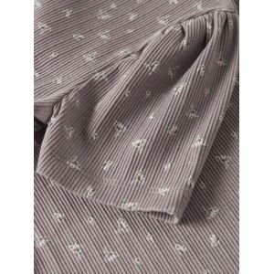 Biologisch Katoen T-shirt - Drop-stitch Design - Slim Fit - Korte Mouwen - All-over Print