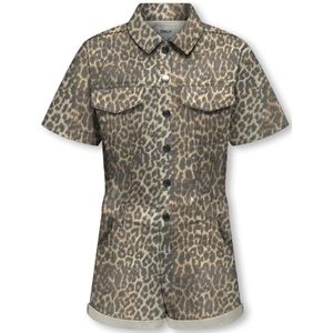 KIDS ONLY GIRL - Regular Fit Playsuit - Bruin - Panterprint