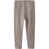 Merinowol - Legging - Zacht - Slim Fit - Mid-Waist - Patches op de Knieën