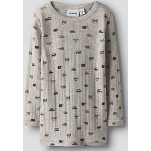 Needle Drop - Top - Wol - Ronde Hals - Lange Mouwen - Regular Fit