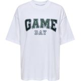 Only - Rikka Satin Shirt - Wit - Nachtkleding