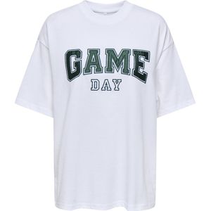 Only - Rikka Satin Shirt - Wit - Nachtkleding