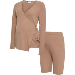 MAMALICIOUS - Huispak - Lichtbruin - Met Borstvoedingsfunctie - Korte Lengte