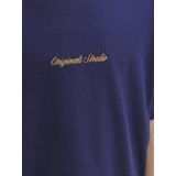 Jack & Jones - JORNORREBRO EMB TEE SS CN NOOS JNR - T-shirt - Ocean cavern - Korte Mouwen