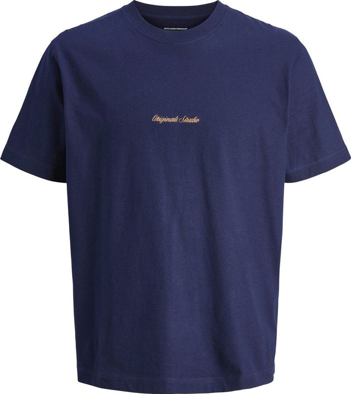 Jack & Jones - JORNORREBRO EMB TEE SS CN NOOS JNR - T-shirt - Ocean cavern - Korte Mouwen