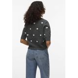 Vero Moda - Trui - Light Grey Melange - Polyester/Nylon/Elastan