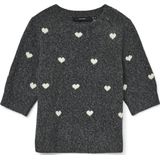 Vero Moda - Trui - Light Grey Melange - Polyester/Nylon/Elastan