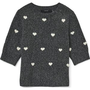 Vero Moda - Light Grey Melange Pullover - Polyester/Nylon/Elastan