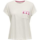 ONLY - ONLJILL LIFE TOP BOX JRS - Blouses - Wit - Katoen