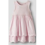 NAME IT - NMFFILONE - Jurk - Groen/Rosa - Mouwloos - Knielengte