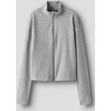 Cardigan - Blauw - Hoge Hals - Lange Mouwen