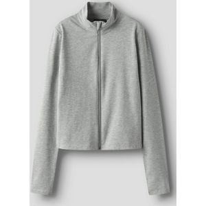 Cardigan - Blauw - Hoge Hals - Lange Mouwen