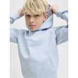Jack and Jones Junior - Hoodie - Groen - Sweatstof - Kangoeroezak
