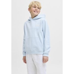 Jack and Jones Junior - Hoodie - Groen - Sweatstof - Kangoeroezak