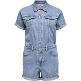 Only - Jumpsuit - Lichtblauw - Denim - Regular Pasvorm