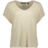 Vmvanessa - Top - V-Hals - Korte Mouwen - Relaxed Fit - Kanten Detail