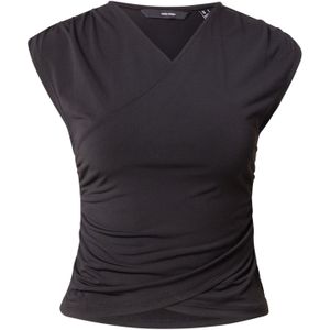 VERO MODA - VMDAISY - Top - Zwart - Wikkeltop