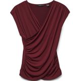 Vero Moda - Vmdaisy Sl V-neck Top - Syrah - Dames Blousetop
